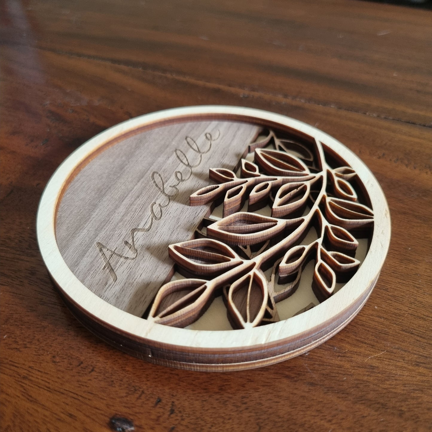 Leaves - Name Plaque