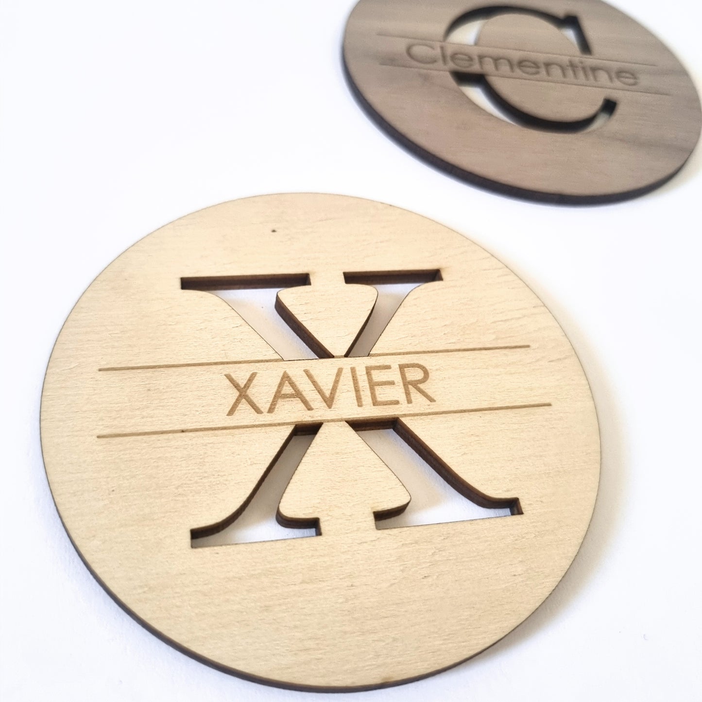 Name coaster - Monogram