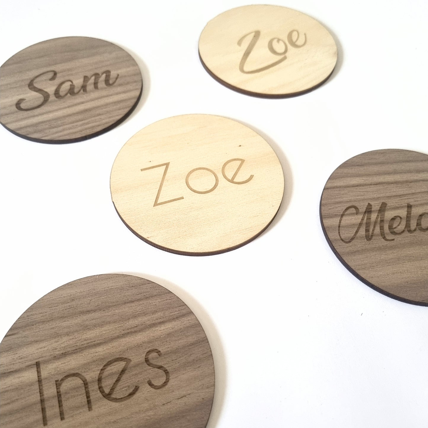 Name coaster - engraved