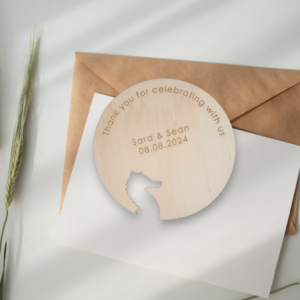 Wedding favours - Animals coasters x12