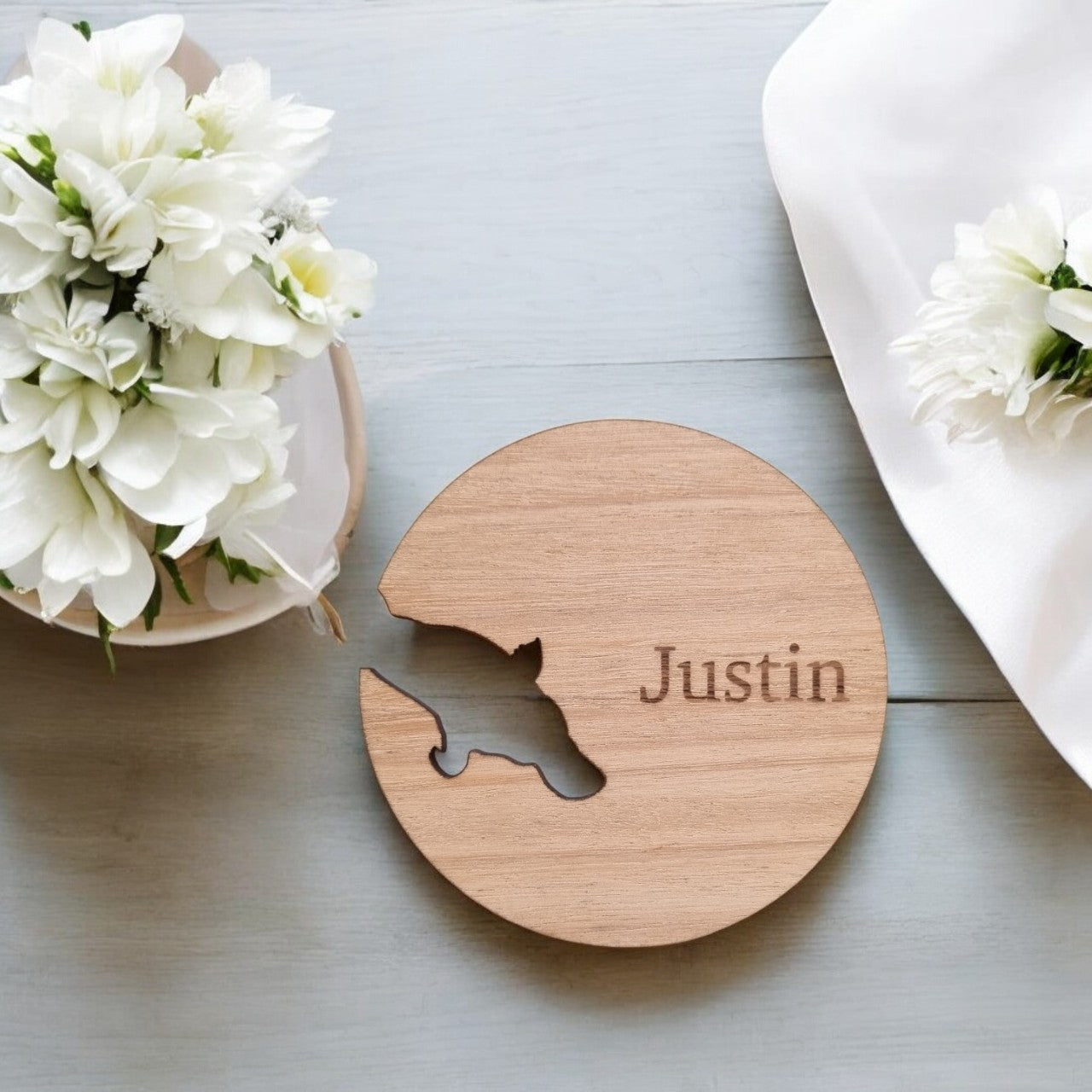 Wedding favours - Animals coasters x12