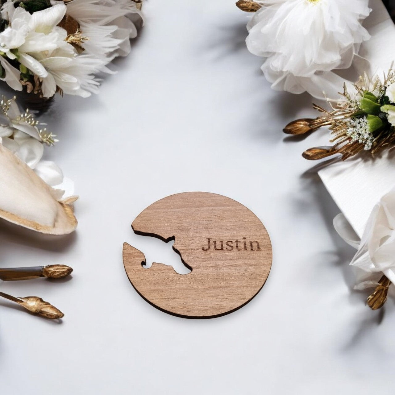 Wedding favours - Animals coasters x12