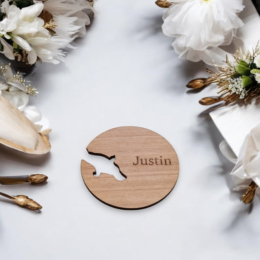Wedding favours - Animals coasters x12