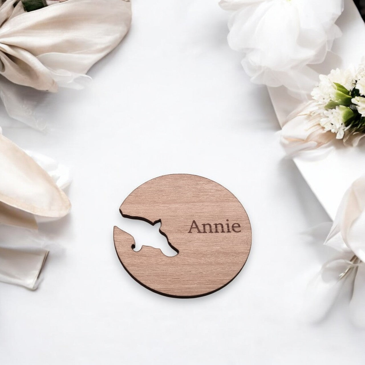 Wedding favours - Animals coasters x12