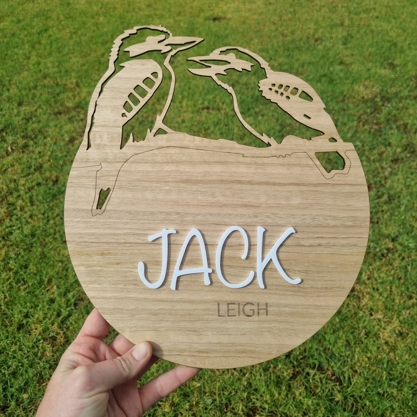 Name plaque - Kookaburra