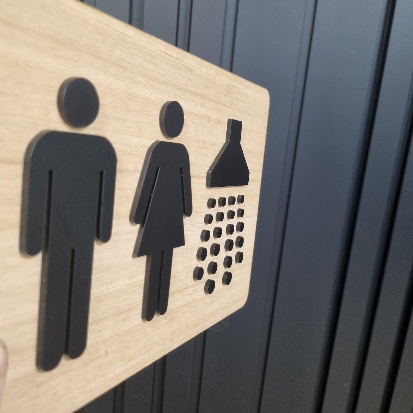 Bathroom and shower sign