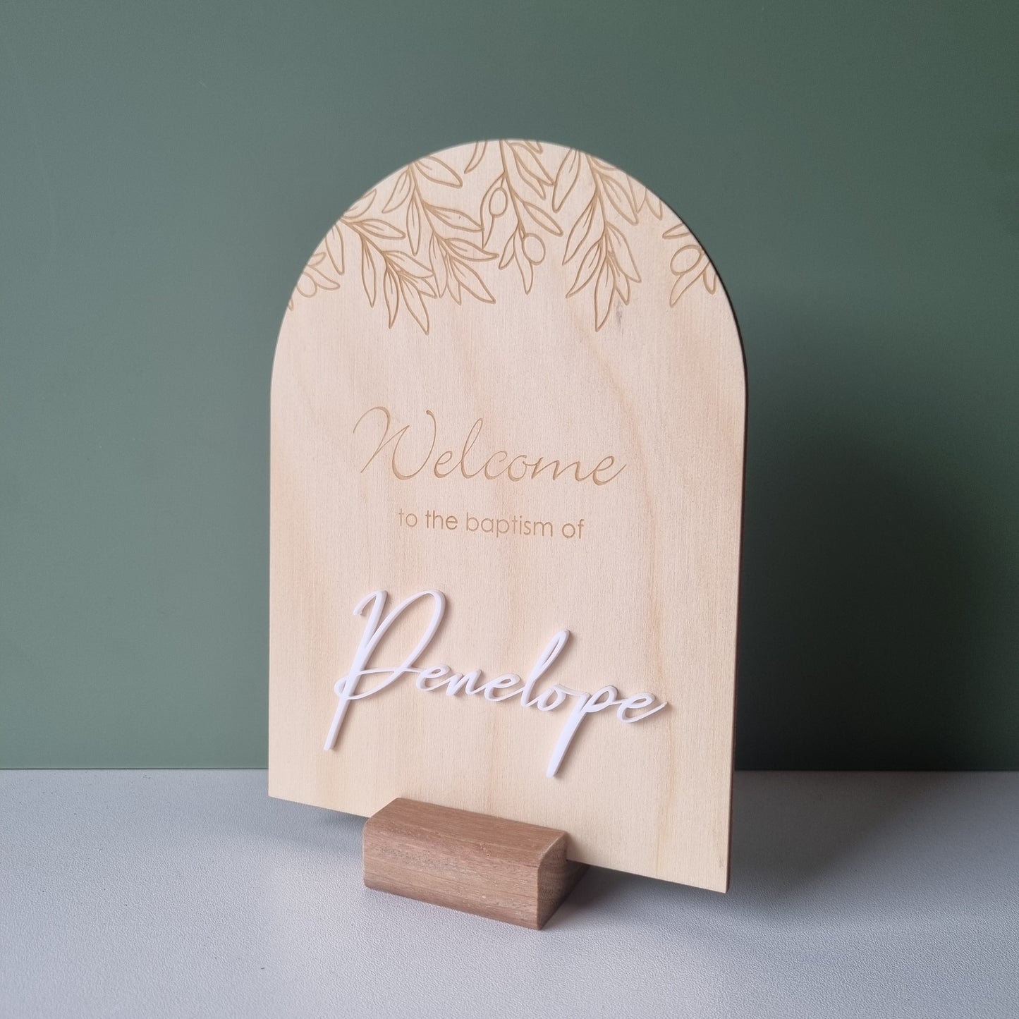 4mm slotted block - sign holder