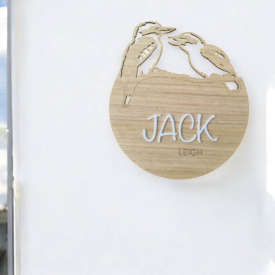 Name plaque - Kookaburra