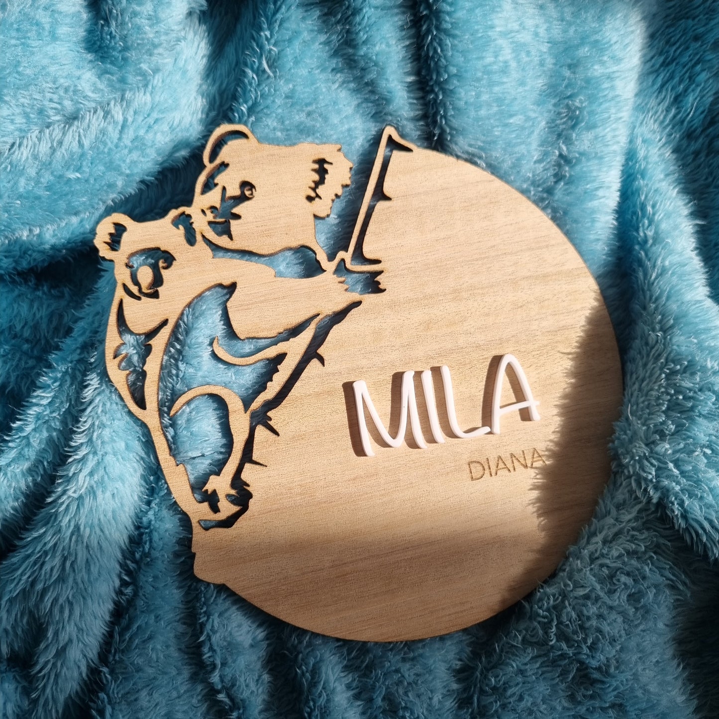 Name plaque - koala
