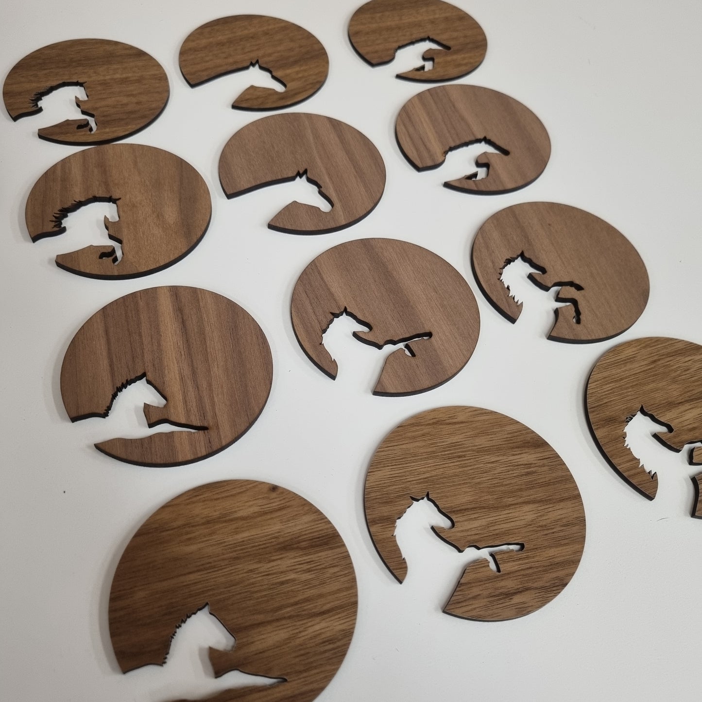 Cutout coasters - Horse