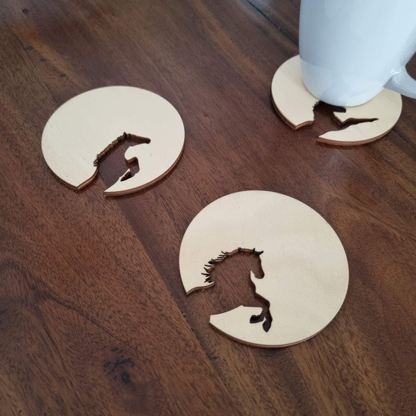 Cutout coasters - Horse