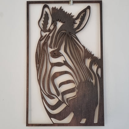 Zebra's portrait