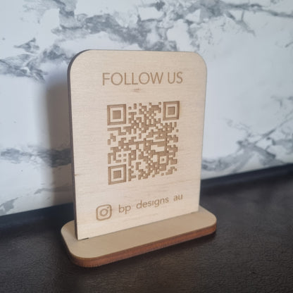 Mini QR code - social media