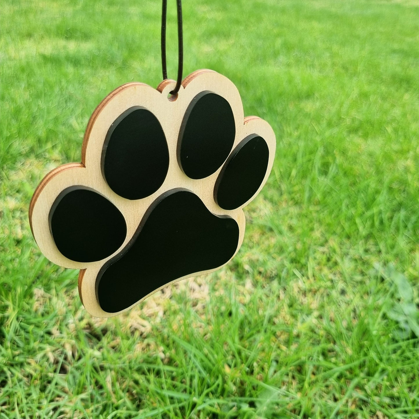 Paw print ornament