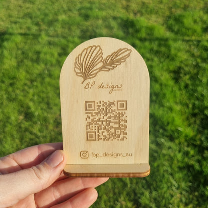 Mini QR code with logo