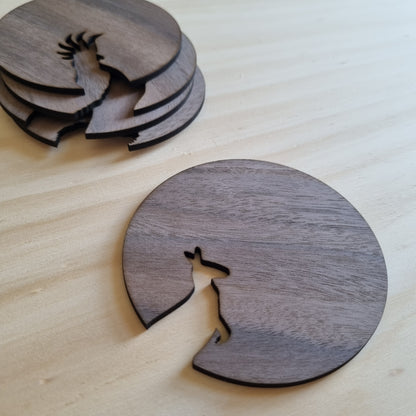 Cutout coasters - Australian Animals