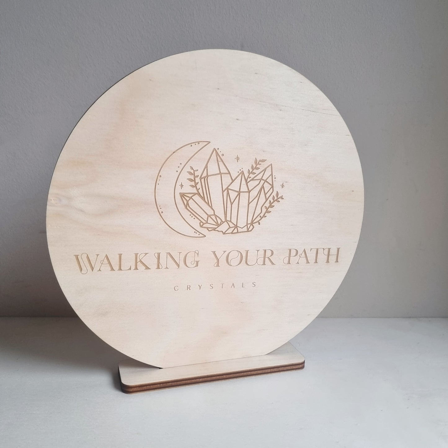 Round business sign - 30cm