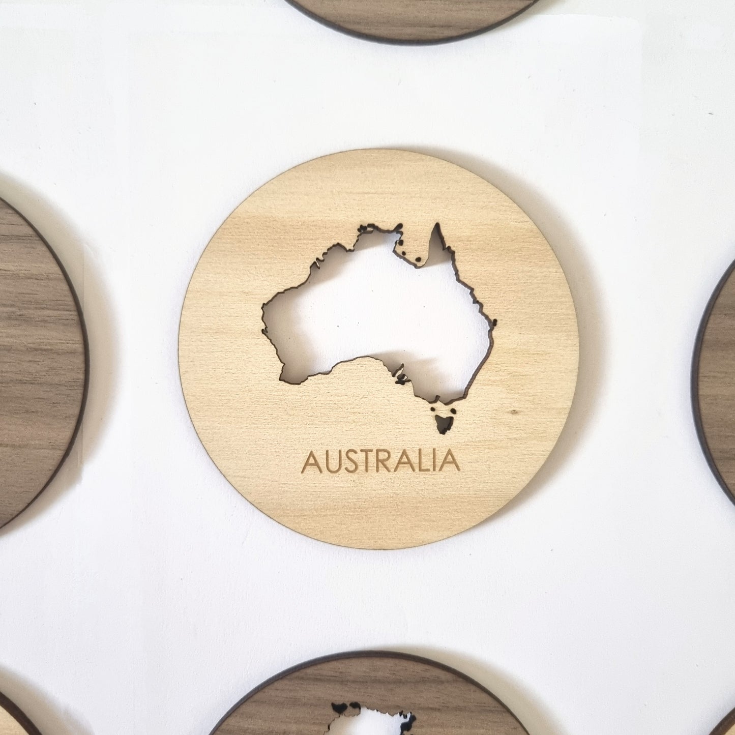 Coaster set of 9 Australian States