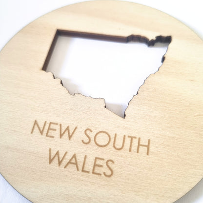 Coaster set of 9 Australian States