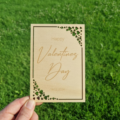 Wooden cards - Valentine Day