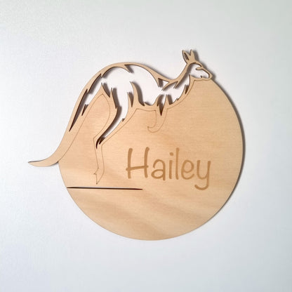 Name plaque - Kangaroo