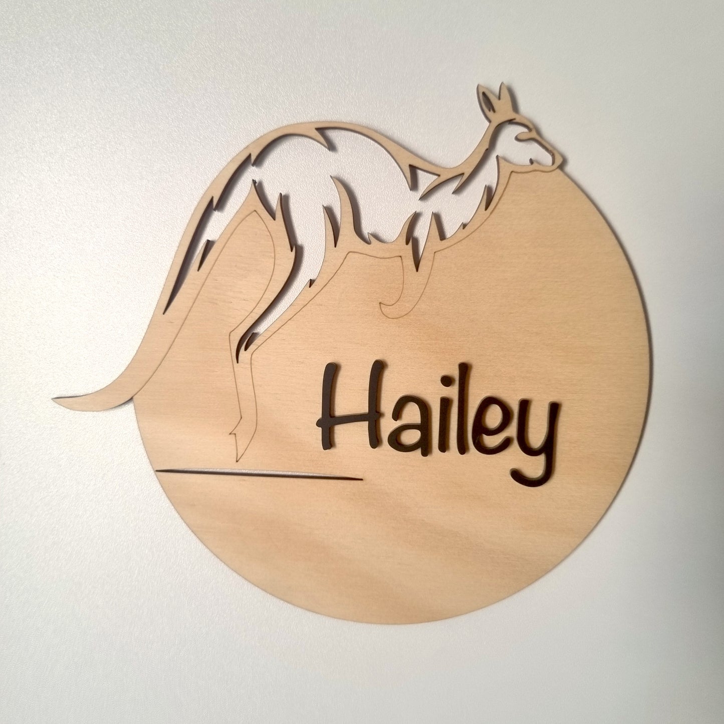 Name plaque - Kangaroo