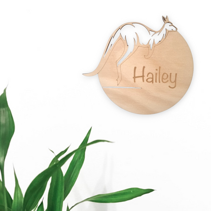 Name plaque - Kangaroo