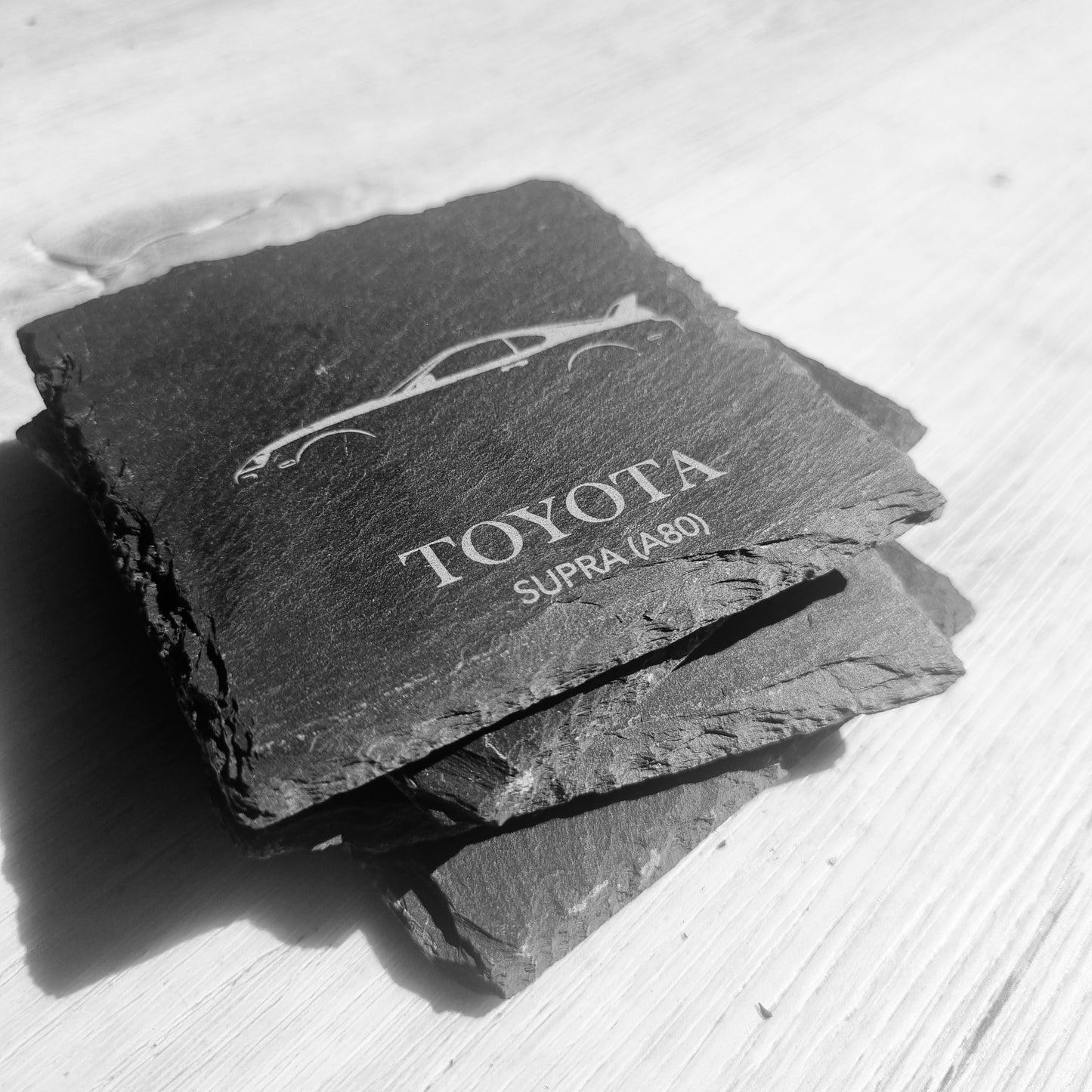 Slate coaster - Toyota Supra