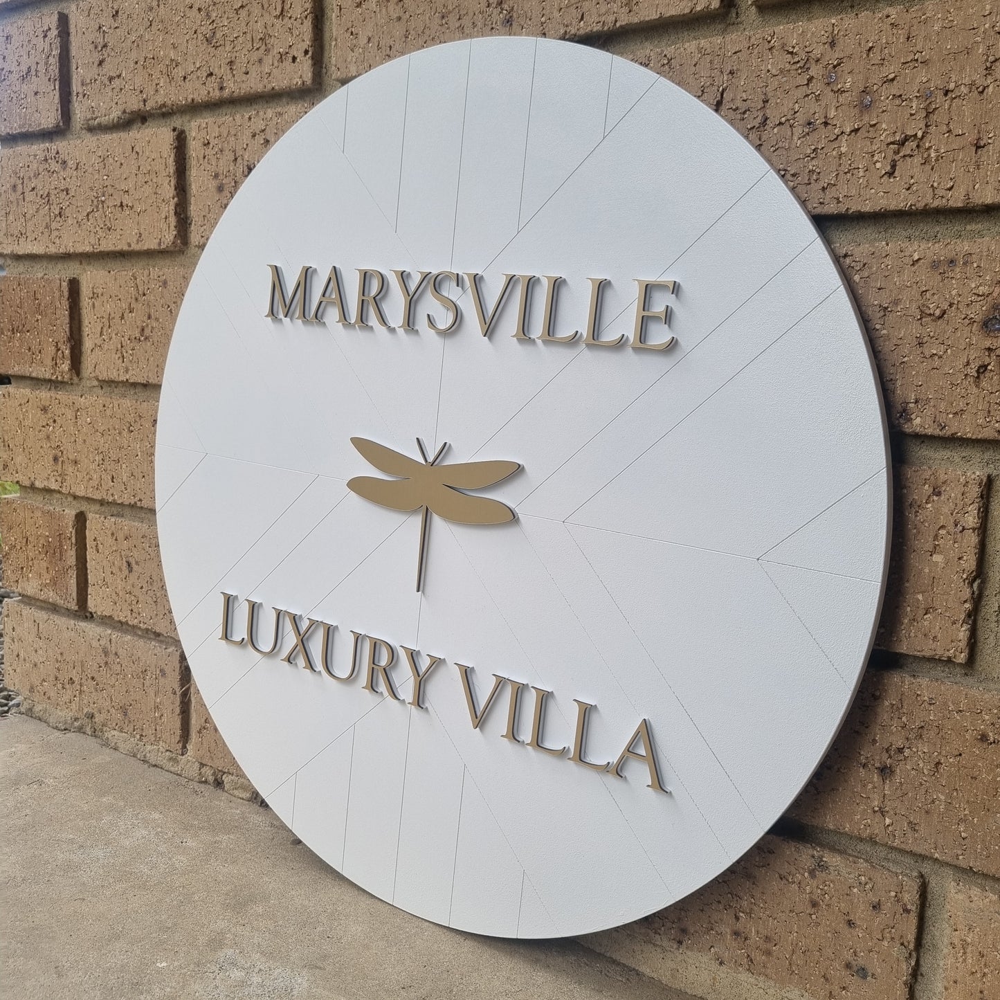 Round mosaic sign (60cm)