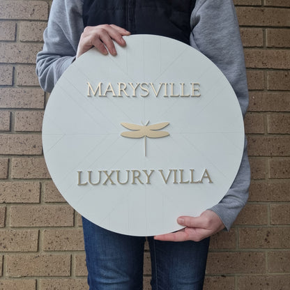 Round mosaic sign (45cm)