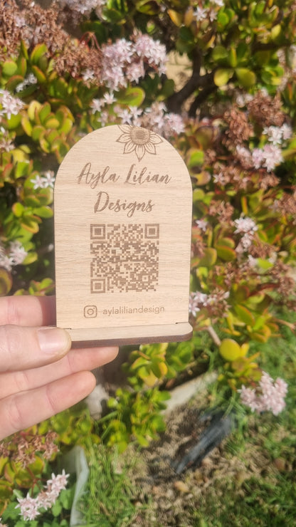 Mini QR code with logo