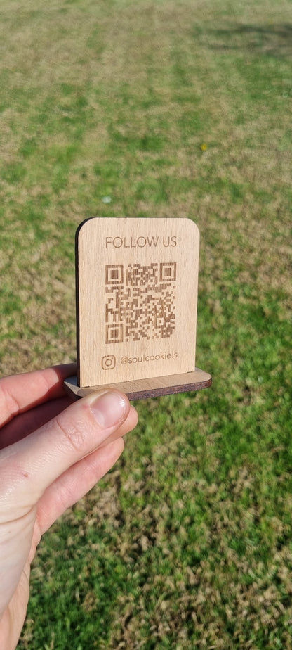 Mini QR code - social media