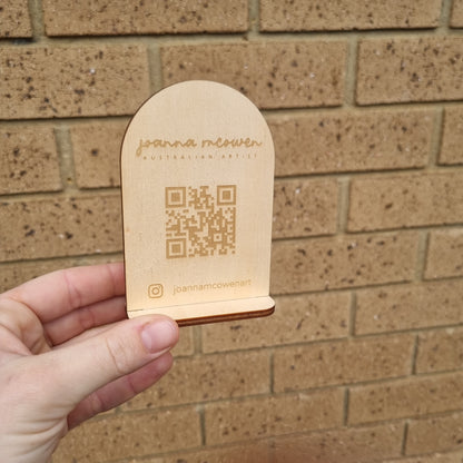 Mini QR code with logo