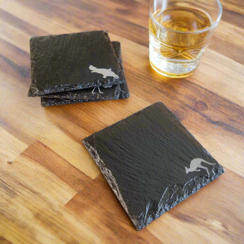 Slate coaster - Australian Animals