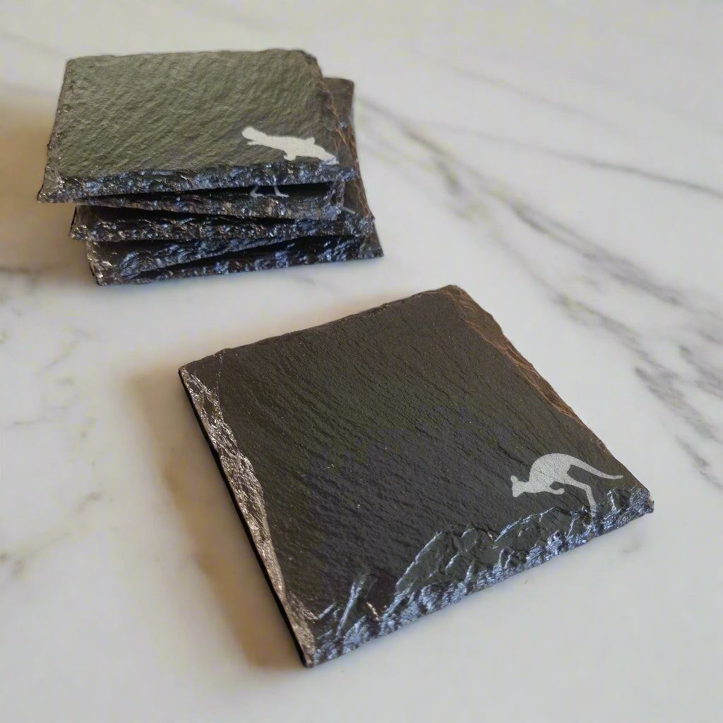 Slate coaster - Australian Animals