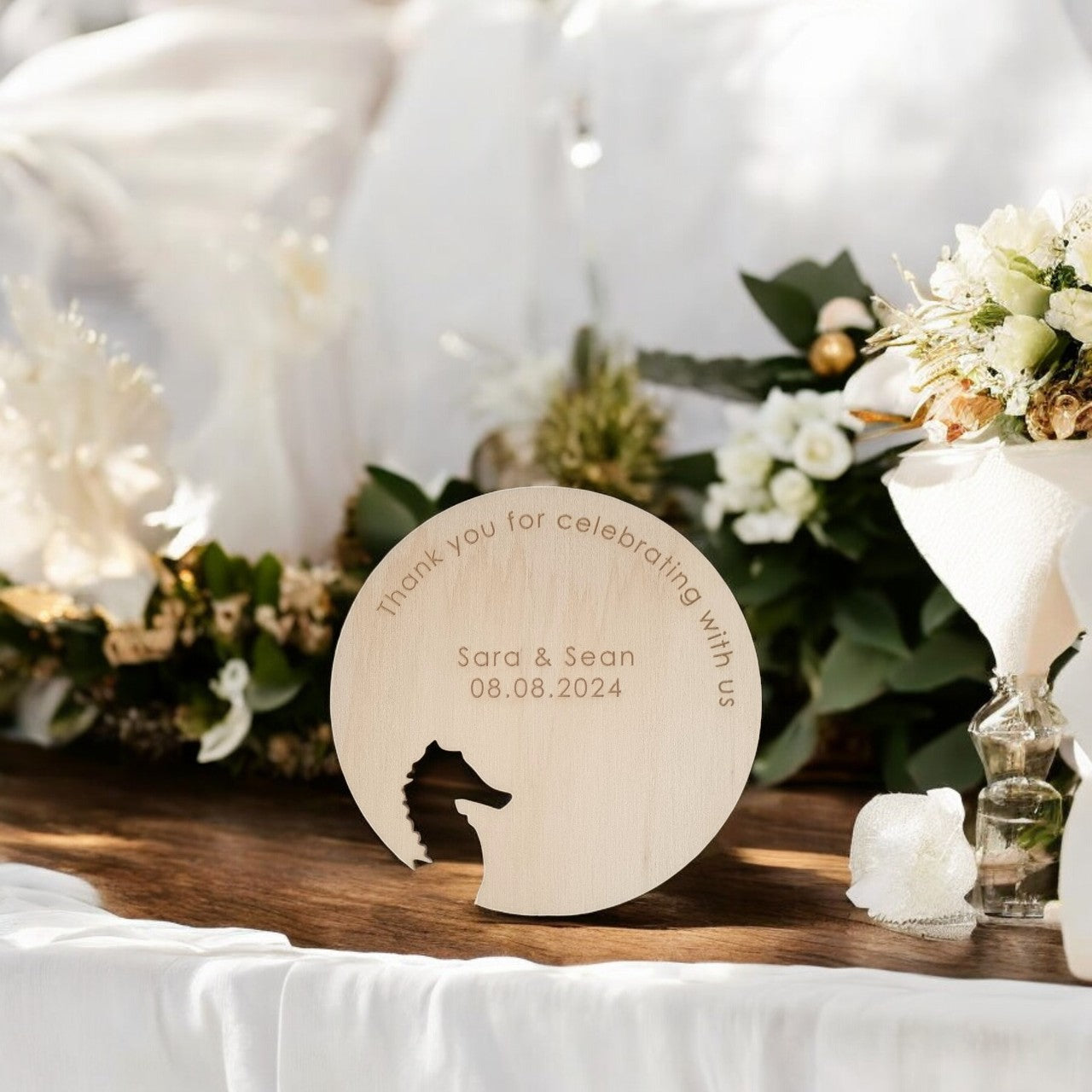 Wedding favours - Animals coasters