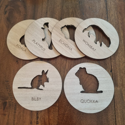 Coasters - Australian Animals