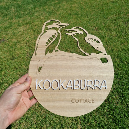 Name plaque - Kookaburra