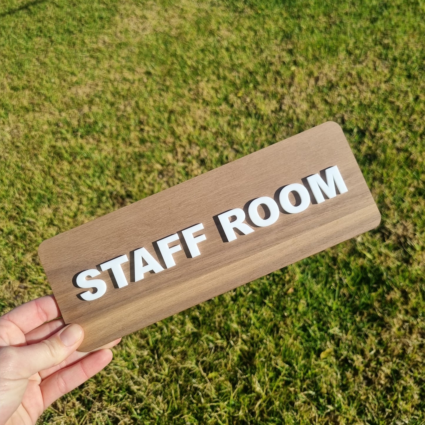Staff Room sign