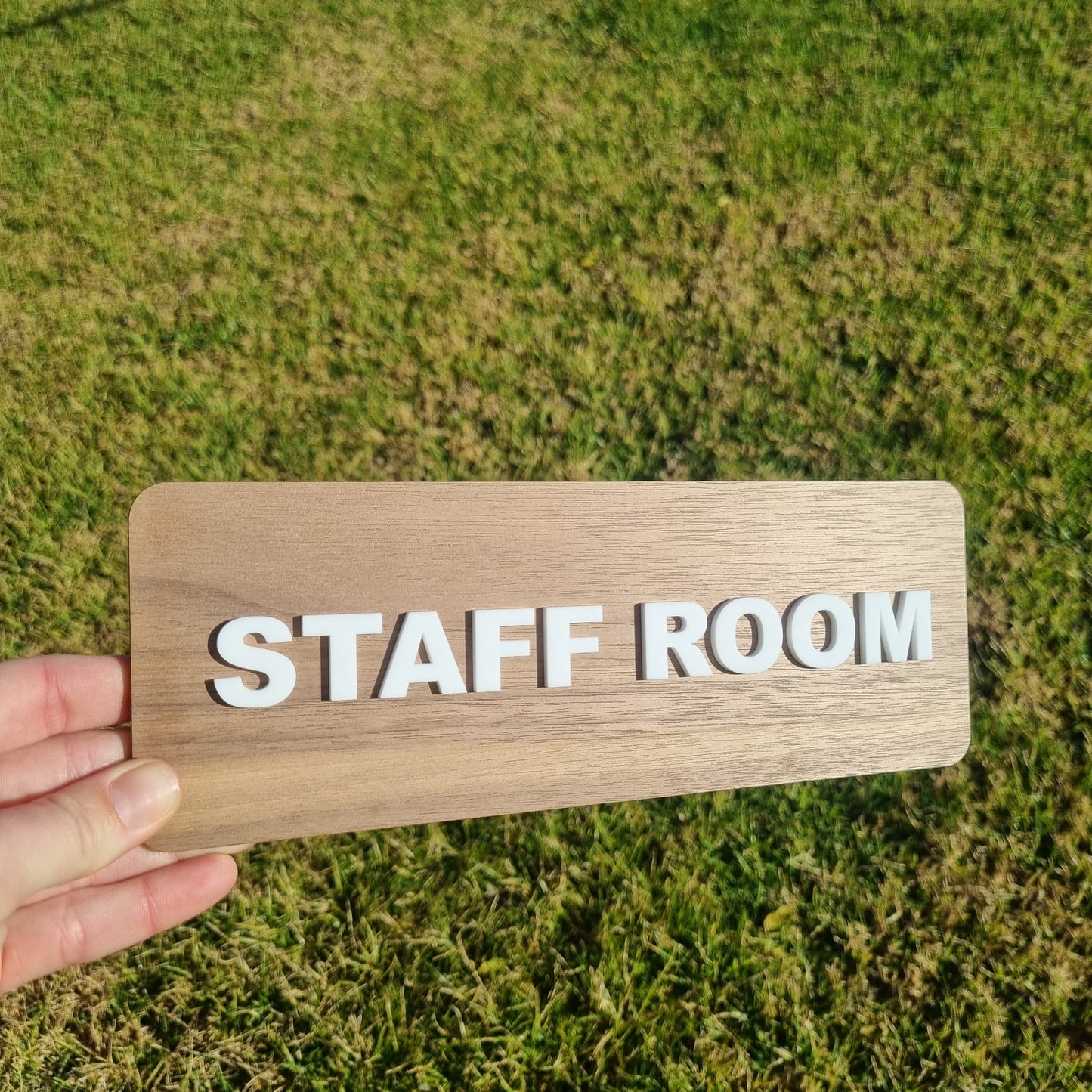 Staff Room sign