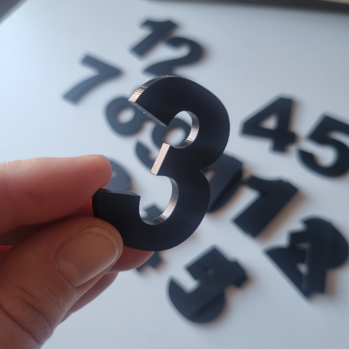 Laser cut letter