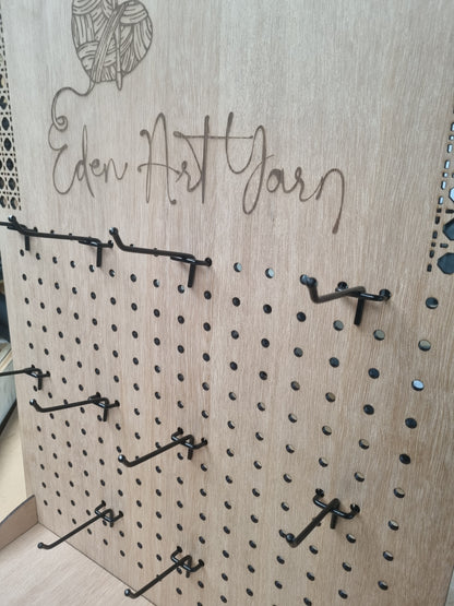 Pegboard display with logo - 45x58cm