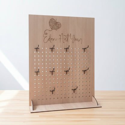 Pegboard display with logo - 45x58cm