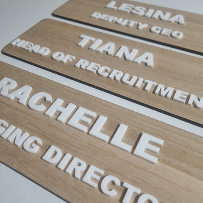 Name Room sign