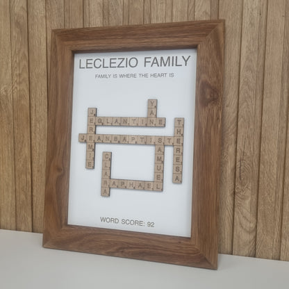 Family Name Sign - Crosswords