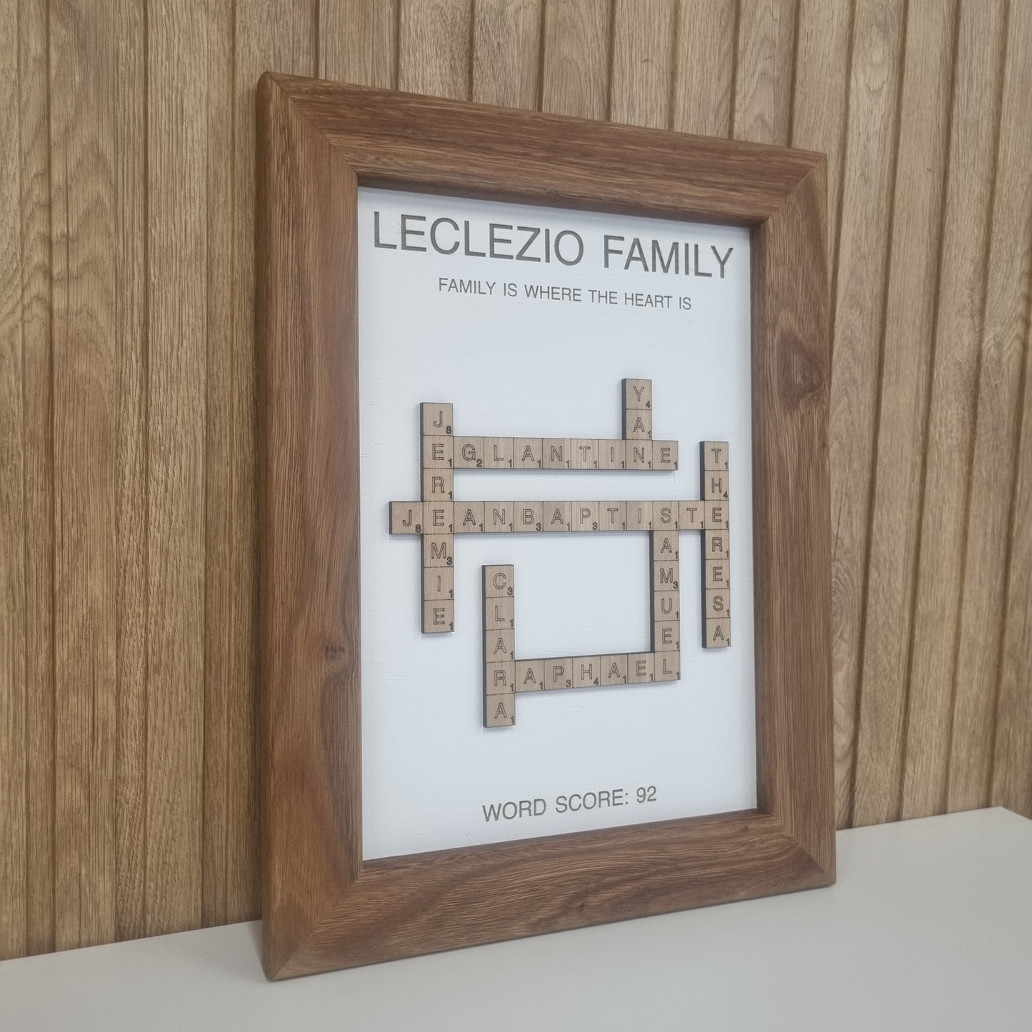 Family Name Sign - Crosswords