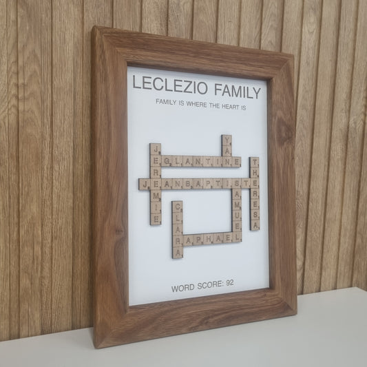 Family Name Sign - Crosswords