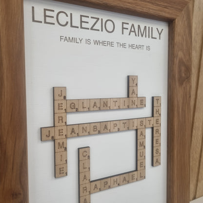 Family Name Sign - Crosswords