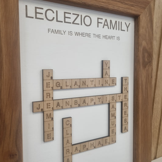 Family Name Sign - Crosswords