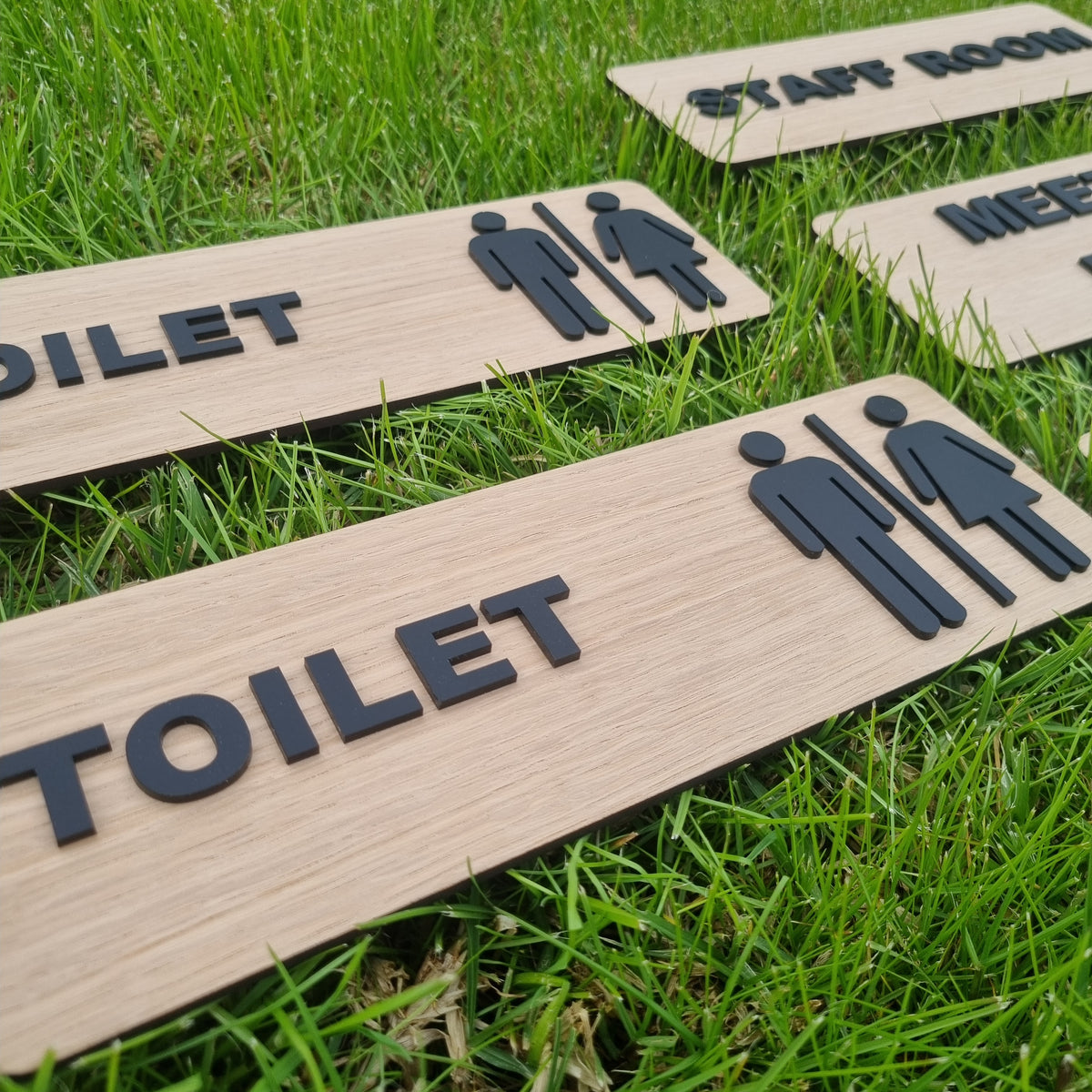 Toilet sign